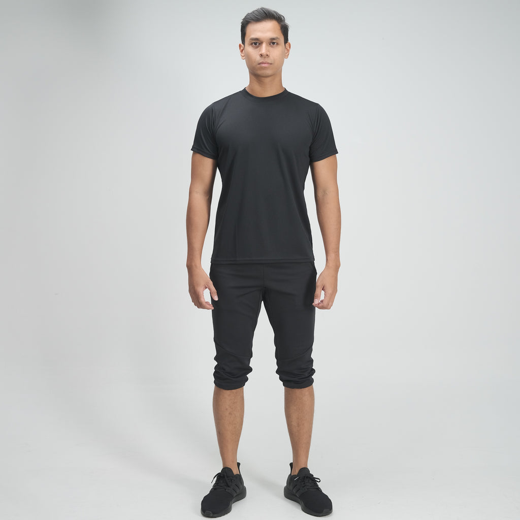 Celana Olahraga Selutut - Hitam