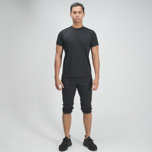 Celana Olahraga Selutut - Hitam